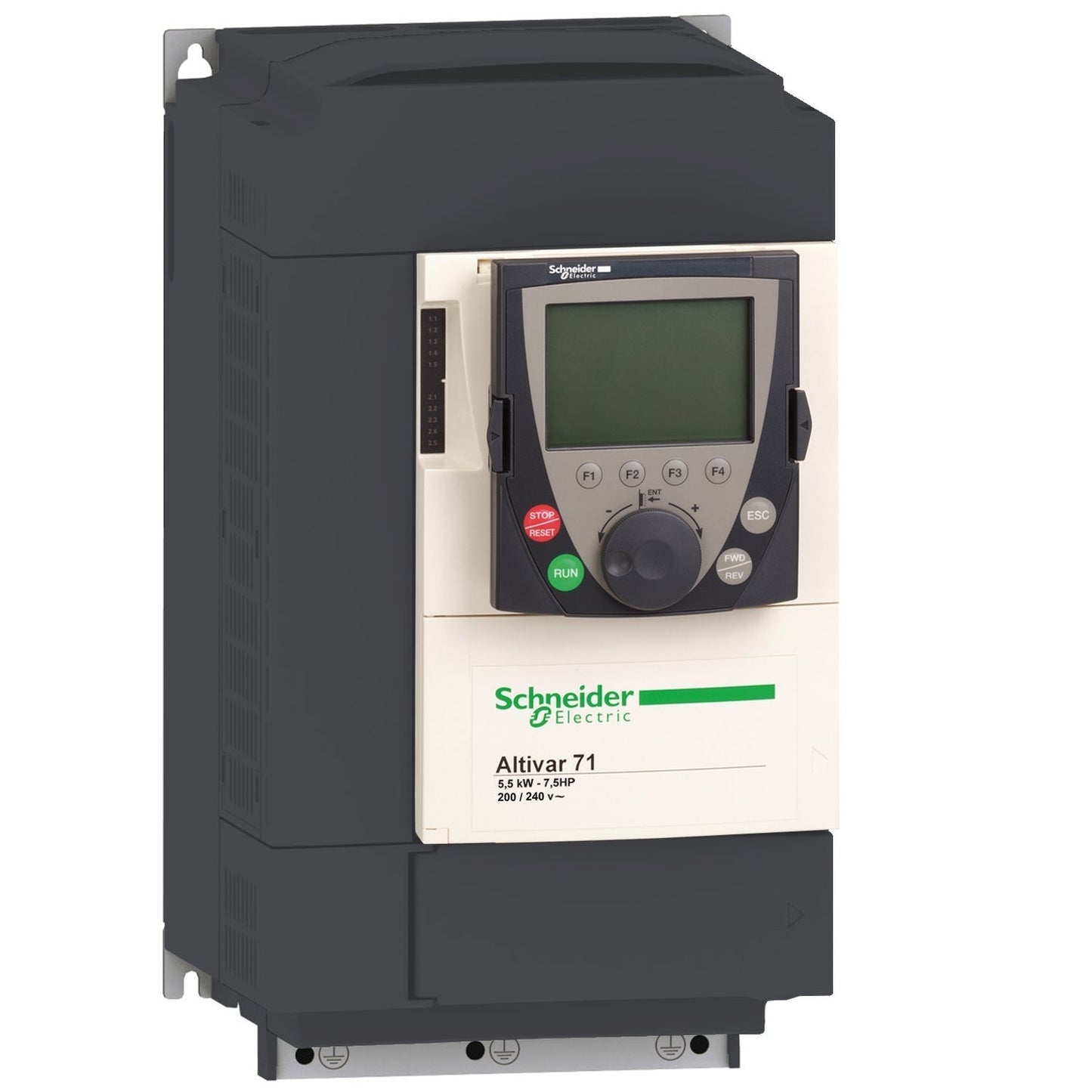 Original New Schneider Electric ATV71HU75N4Z Altivar 71 7.5kW variable speed drive IP20 front view
