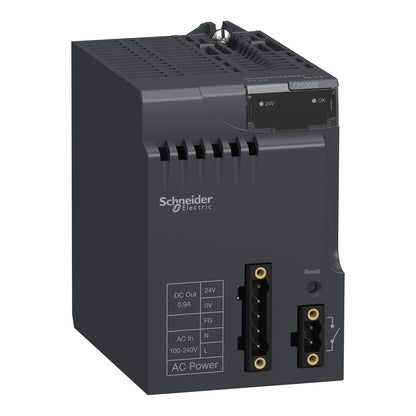 Original New Schneider Electric BMXCPS3500 36W AC power supply module Modicon X80 front view