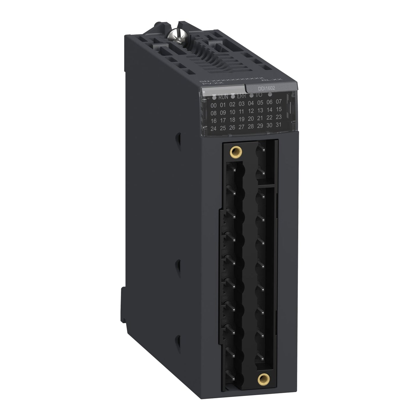Original New Schneider Electric BMXDDI1602 16-channel discrete input module Modicon X80 front view