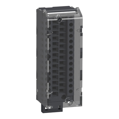 Original New Schneider Electric BMXFTB2800 28-pin removable cage clamp terminal block Modicon X80 front view