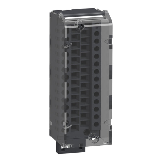 Original New Schneider Electric BMXFTB2800 28-pin removable cage clamp terminal block Modicon X80 front view