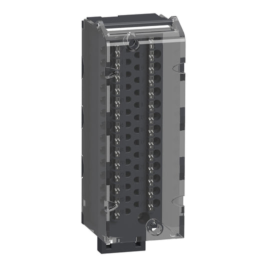 Original New Schneider Electric BMXFTB2820 Modicon X80 28-pin removable spring terminal block front view