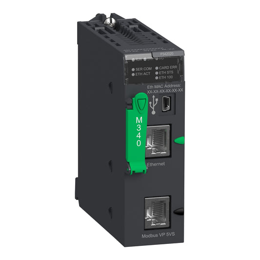 Original New Schneider Electric BMXP342020 Modicon M340 processor module front view