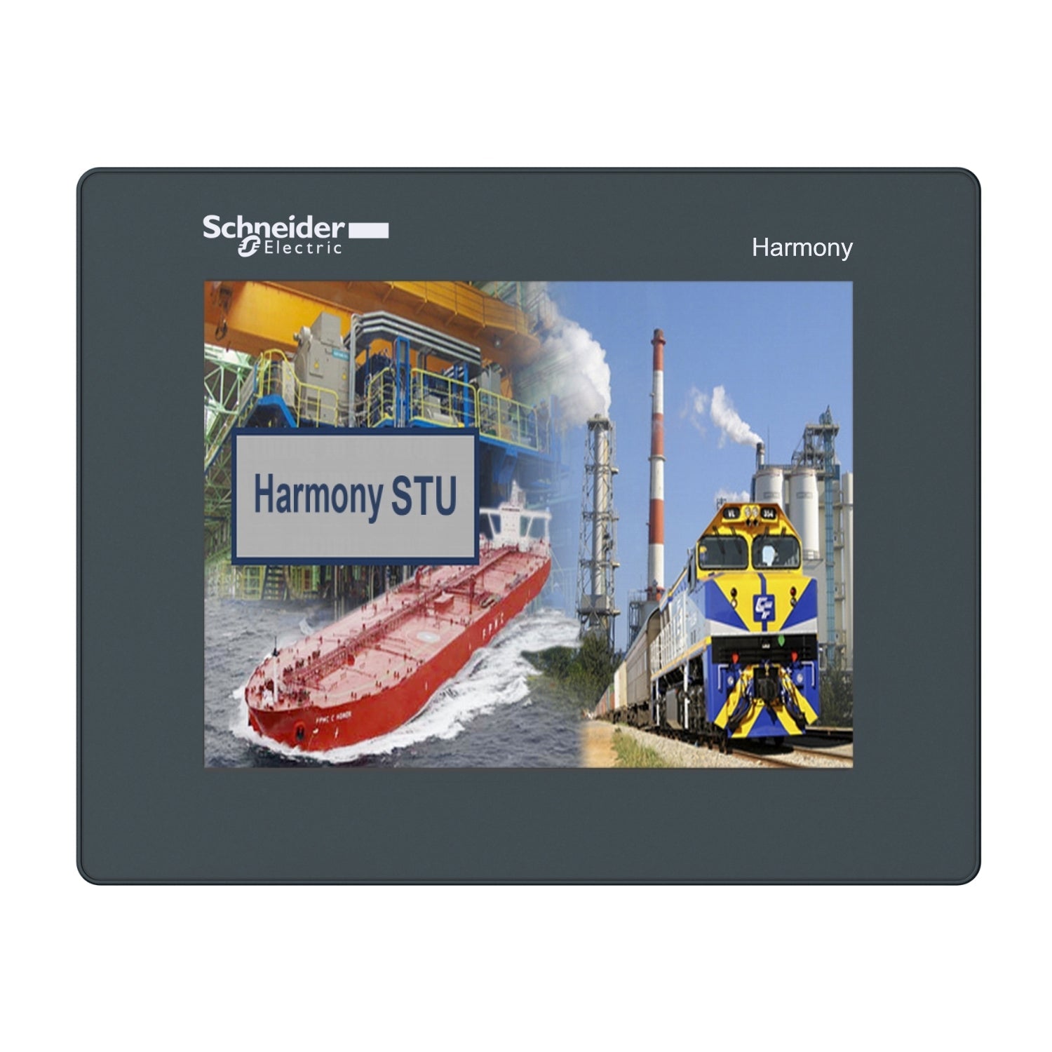 Original New Schneider Electric HMISTU855 5.7-inch colour touch panel HMI Harmony STO & STU front view