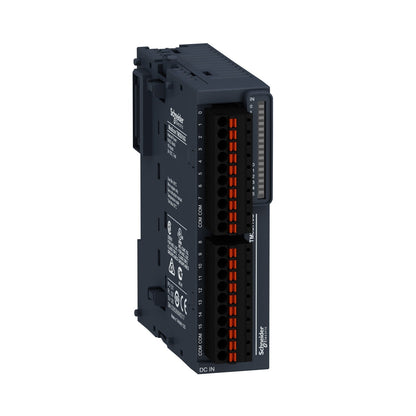 Original New Schneider Electric TM3DI16G 16-channel discrete input module Modicon TM3 spring terminal front view