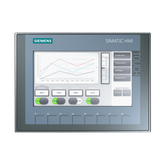 Original New Siemens 6AV2123-2GB03-0AX0 SIMATIC HMI KTP700 Basic 7-inch touch panel front view