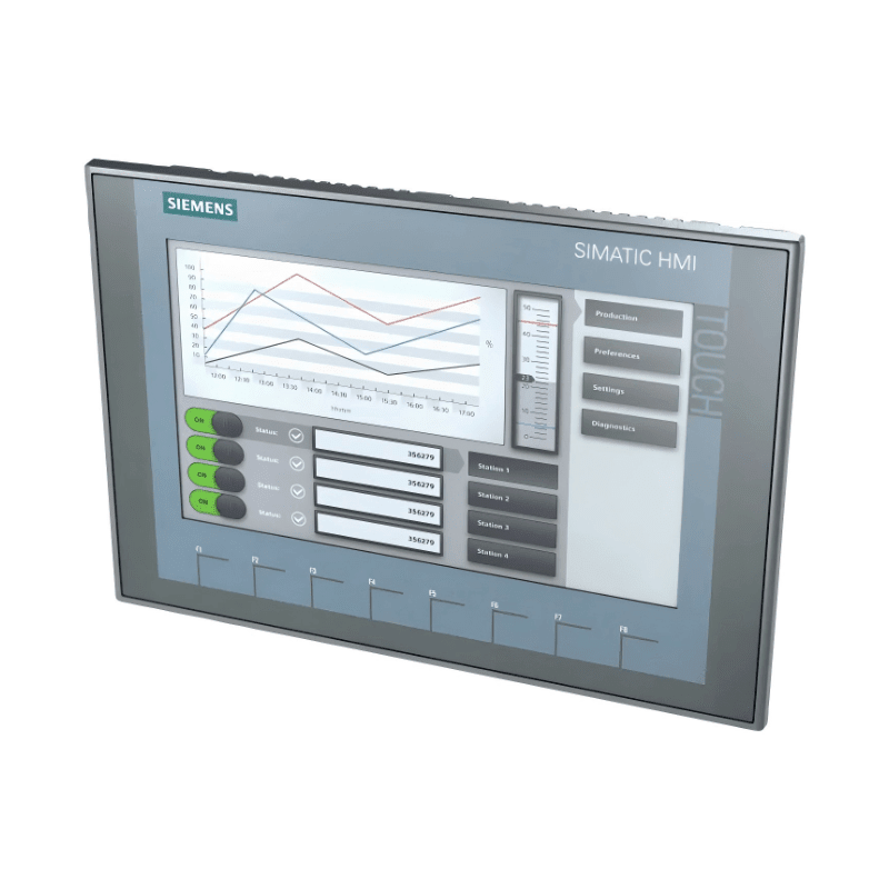 Original New Siemens 6AV2123-2JB03-0AX0 SIMATIC HMI KTP900 Basic 9-inch touch panel front view