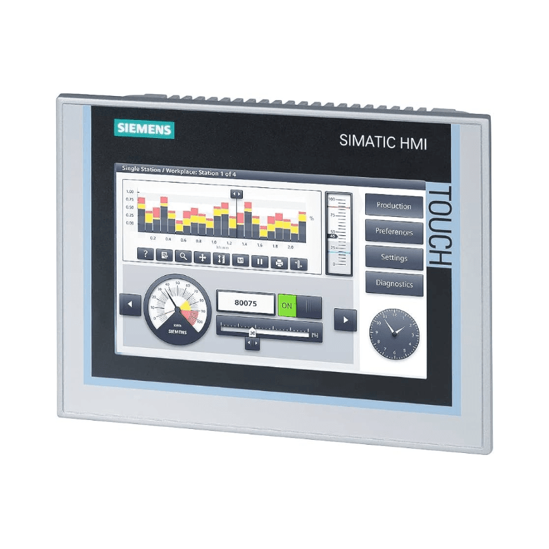 Original New Siemens 6AV2124-0GC01-0AX0 SIMATIC HMI TP700 Comfort 7-inch touch panel front view