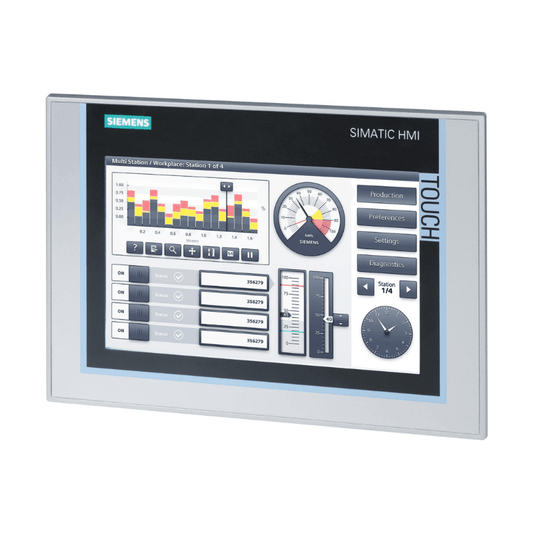 Original New Siemens 6AV2124-0JC01-0AX0 SIMATIC HMI TP900 Comfort 9-inch touch panel front view