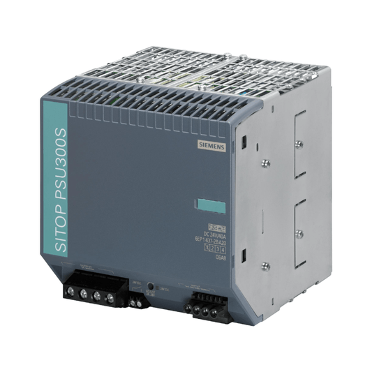 Original New Siemens 6EP1437-2BA20 SITOP PSU300S 24V/40A 3AC power supply front view