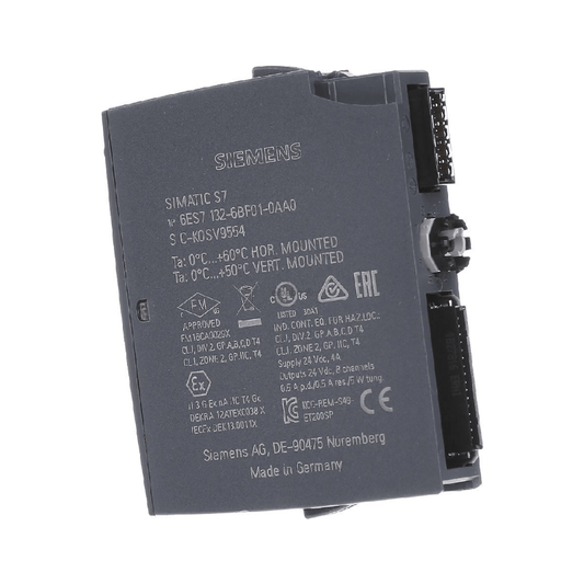 Original New Siemens 6ES7132-6BF01-0AA0 ET 200SP 8-channel digital output module Basic front view