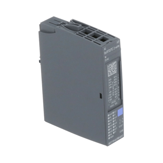 Original New Siemens 6ES7134-6JF00-0CA1 ET 200SP AI 8xRTD/TC 2-wire High Feature analog input module front view