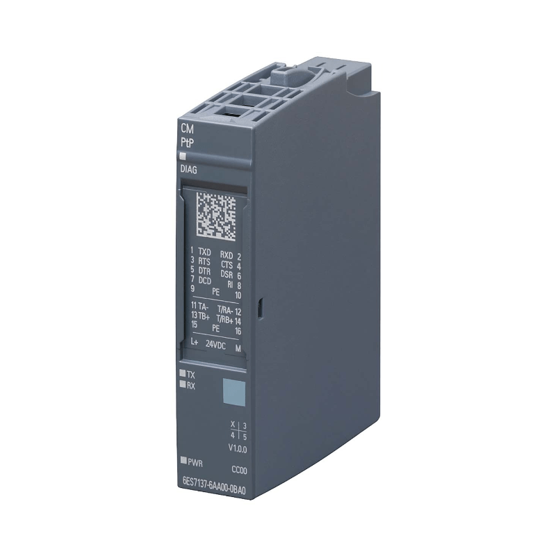 SIEMENS 6ES7137 - 6AA01 - 0BA0 SIMATIC ET 200SP CM PTP Communication Module - PLC - ERA