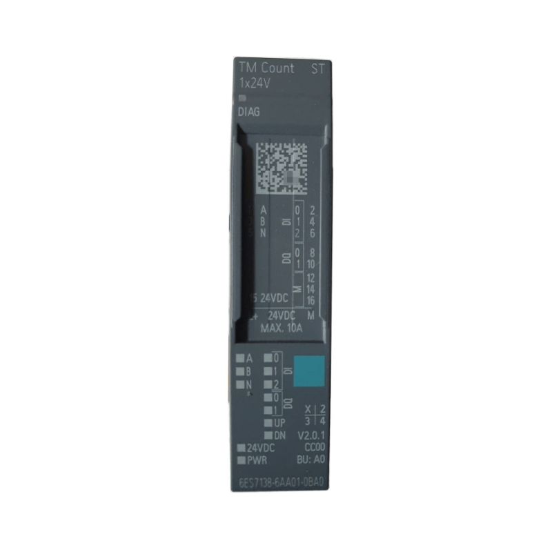 Original New Siemens 6ES7138-6AA01-0BA0 ET 200SP TM Count 1x24V counter module front view