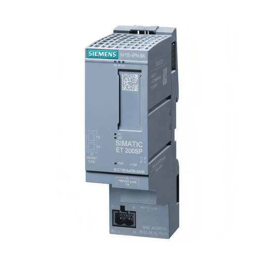 Original New Siemens 6ES7155-6AR00-0AN0 ET 200SP IM 155-6PN Basic PROFINET interface module front view