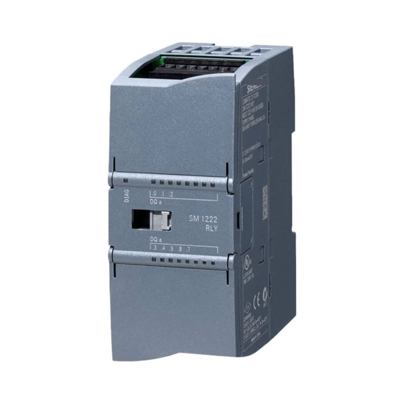 Original New Siemens 6ES7222-1HF32-0XB0 SM 1222 8-channel relay output module S7-1200 front view