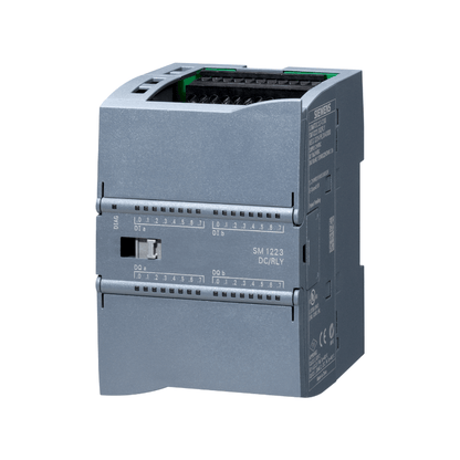 Original New Siemens 6ES7223-1PL32-0XB0 SM 1223 16DI/16DO relay digital I/O module S7-1200 front view
