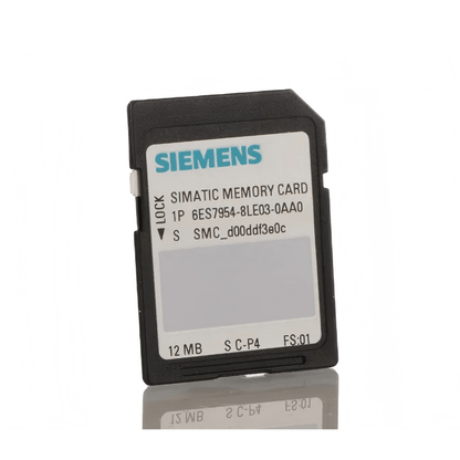 Original New Siemens 6ES7954-8LE03-0AA0 SIMATIC S7 12MB flash memory card front view