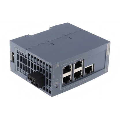 Original New Siemens 6GK5005-0BA00-1AB2 SCALANCE XB005 unmanaged 5-port industrial Ethernet switch front view