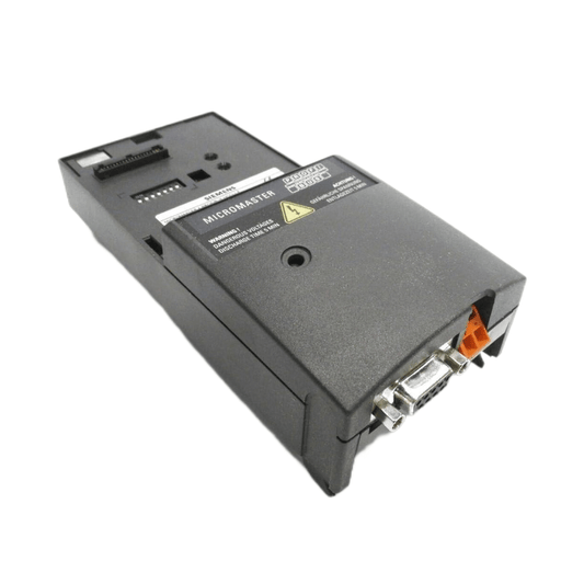 SIEMENS 6SE6400 - 1PB00 - 0AA0 MICROMASTER 4 PROFIBUS Communication Module - PLC - ERA