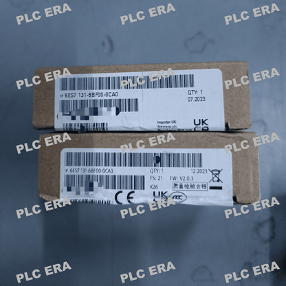 Front view of Siemens ET 200SP DI module 6ES7131-6BF00-0CA0 showing input terminals and channel LEDs