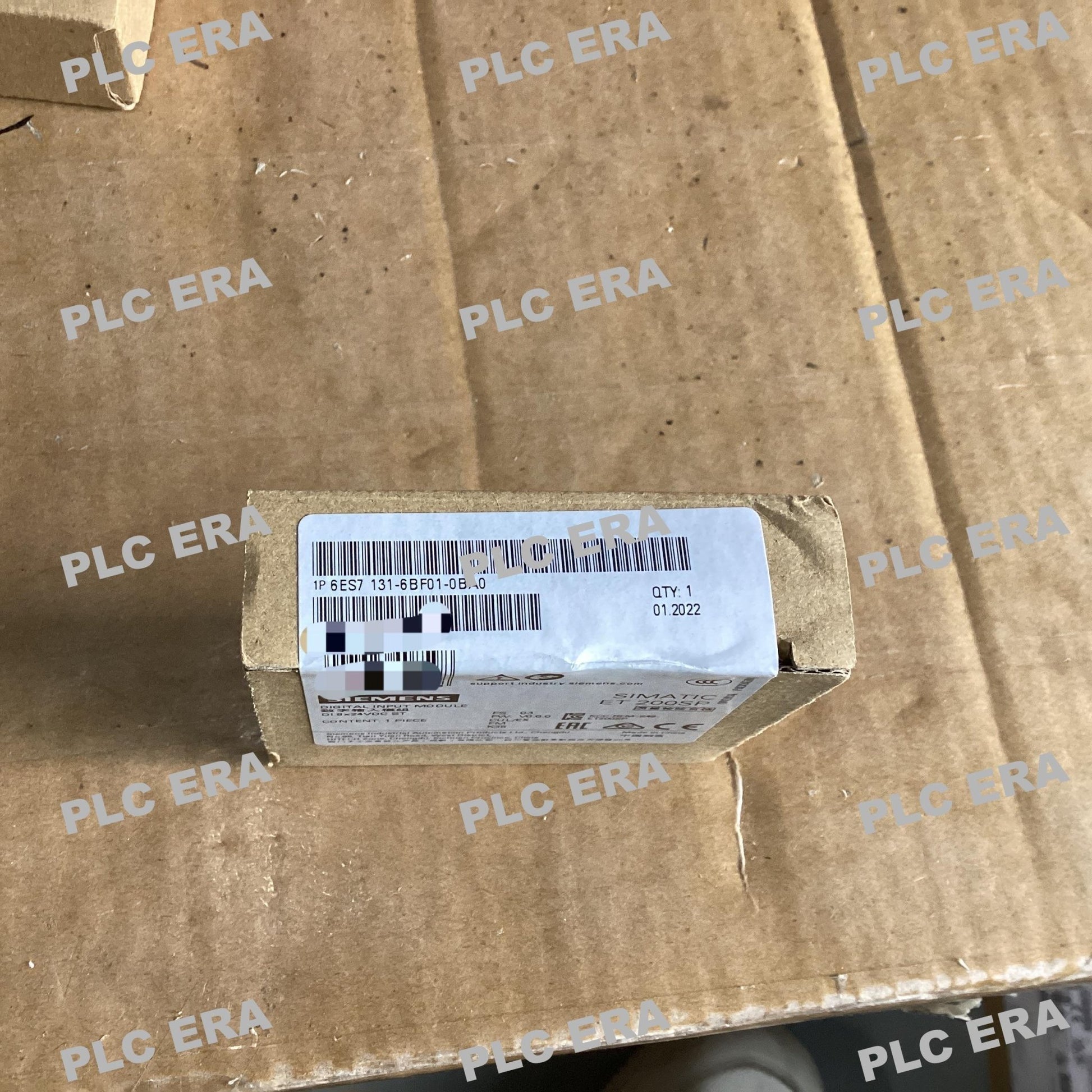 Front view of Siemens ET 200SP DI module 6ES7131-6BF01-0BA0 showing input terminals