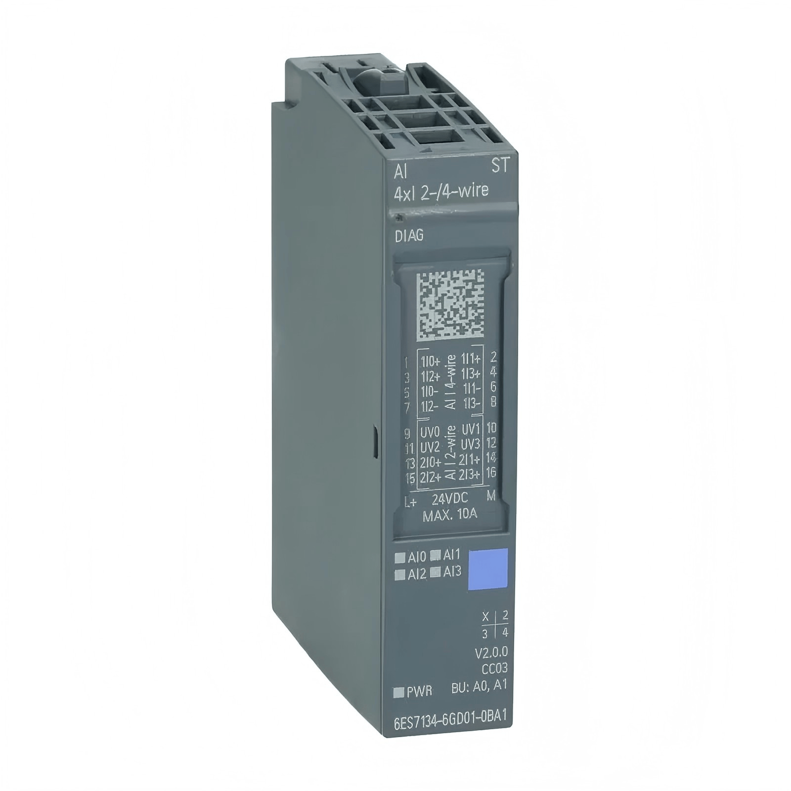 Siemens SIMATIC ET 200SP analog input module 6ES7134-6GD01-0BA1 with 4 current inputs 16-bit