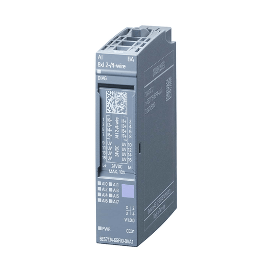 Siemens SIMATIC ET 200SP basic analog input module 6ES7134-6GF00-0AA1 with 8 current inputs 16-bit