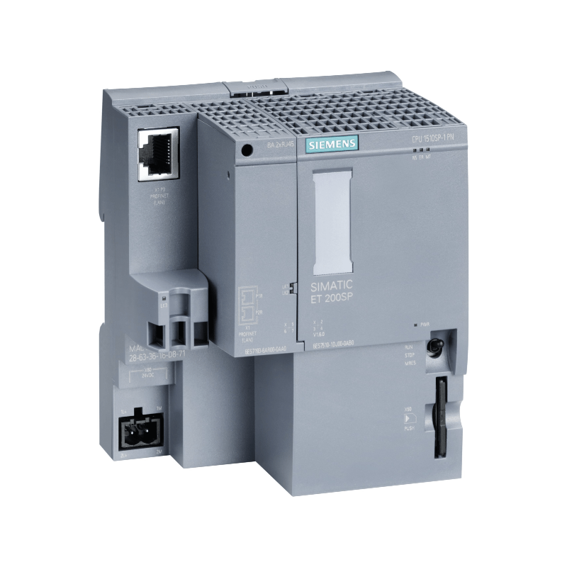 Siemens SIMATIC ET 200SP CPU 1510SP-1 PN 6ES7510-1DJ01-0AB0 with PROFINET IRT