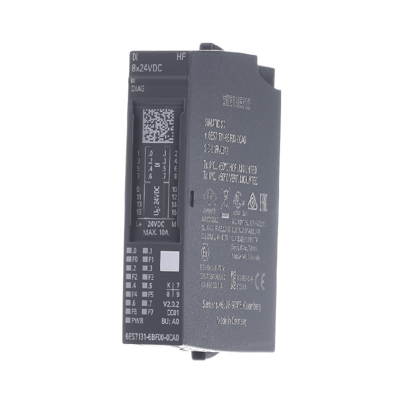 Siemens SIMATIC ET 200SP high feature digital input module 6ES7131-6BF00-0CA0 with 8 inputs 24V DC