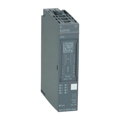 Siemens SIMATIC ET 200SP digital input module 6ES7131-6BF01-0BA0 with 8 digital inputs 24V DC