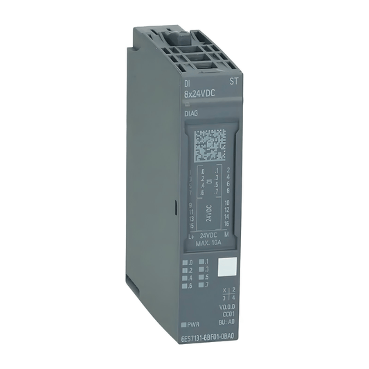 Siemens SIMATIC ET 200SP digital input module 6ES7131-6BF01-0BA0 with 8 digital inputs 24V DC