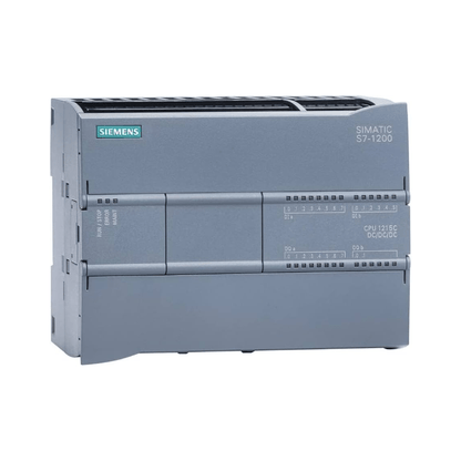 Siemens SIMATIC S7-1200 CPU 1215C 6ES7215-1AG40-0XB0 compact DC/DC/DC PLC with dual PROFINET ports and integrated I/O