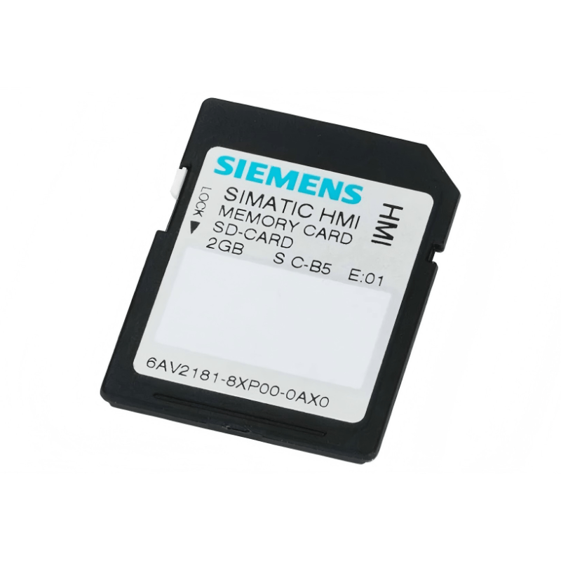 Siemens SIMATIC SD memory card 6AV2181-8XP00-0AX0 2GB for industrial automation
