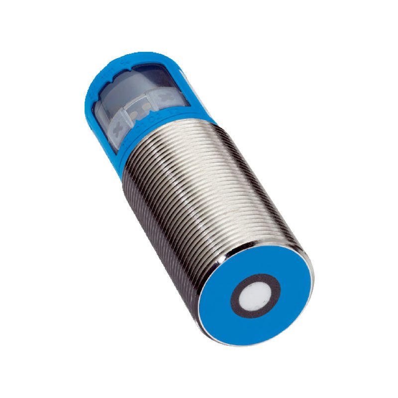 SICK UM30-213113 6036918 cylindrical M30 ultrasonic distance sensor front view