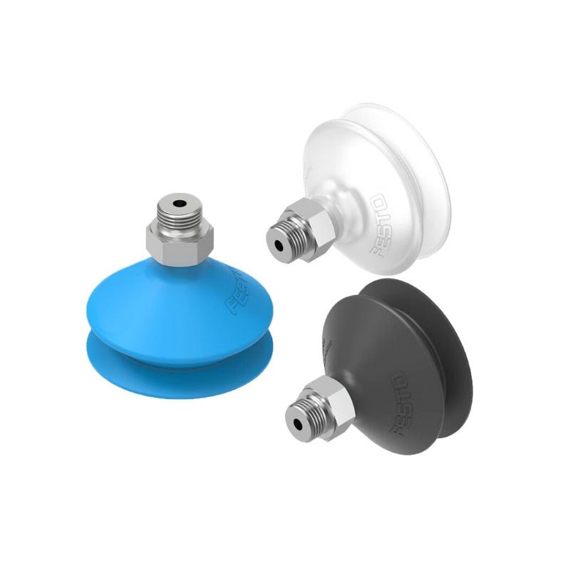 Festo VASB-30-1/8-PUR-B 1395690 30mm bellows suction cup polyurethane G1/8 thread front view