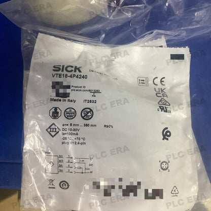 SICK VTE18-4P4240 6013263 dimensions drawing 18x18x78mm