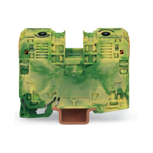 WAGO 285 - 137 POWER CAGE CLAMP Ground Terminal Block, 2 - Conductor - PLC ERA