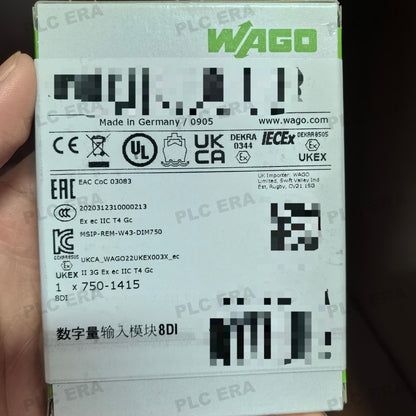 WAGO 750 - 1415 8 - Channel Digital Input Module 24 VDC 3 ms - PLC ERA