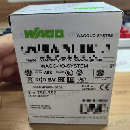 WAGO 750 - 352 ETHERNET Fieldbus Coupler for I/O Modules - PLC ERA