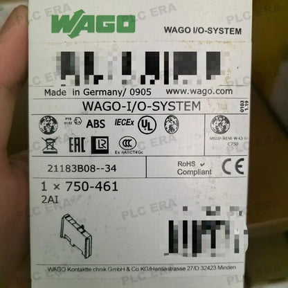 WAGO 750 - 461 2 - Channel Analog Input Module for Pt100/RTD Sensors - PLC ERA