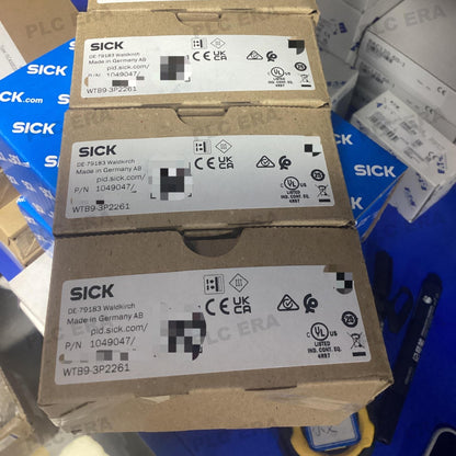 SICK WTB9-3P2261 1049047 dimensions drawing 12.2x49.8x23.6mm