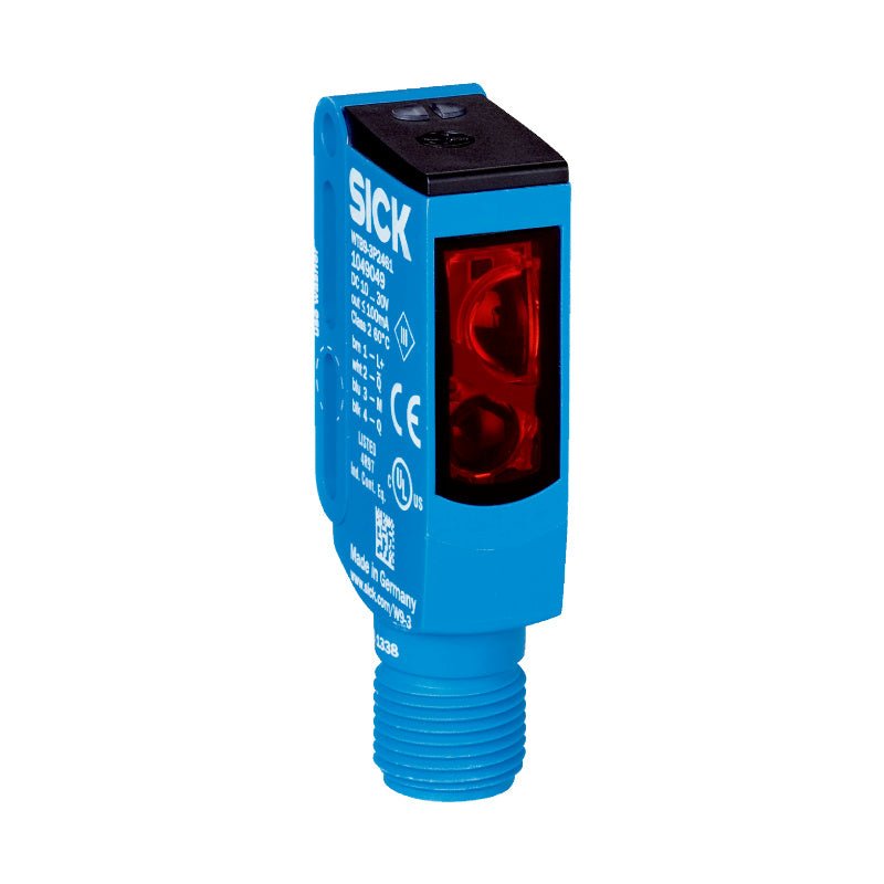 SICK WTB9-3P2461 1049049 miniature photoelectric proximity sensor background suppression front view
